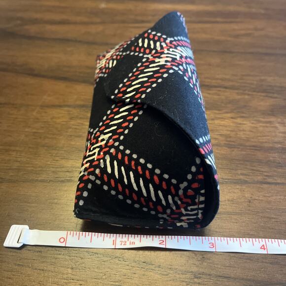 Vera Bradley Minsk Plaid 6” Hard Eyeglass Case Magnetic Snap Closure Bookish - Picture 6 of 7